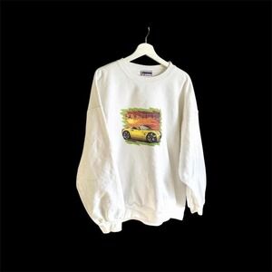 Vintage 90's Pontiac Solstice‎ Crewneck Pullover Car Sweatshirt Sz XXL